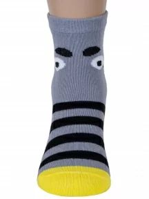 Детские носки "Красная ветка", С-1762, СЕРО-ЖЕЛТЫЕ