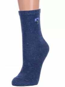 Женские спортивные носки Брестские (БЧК), 23С1155, рис. 584, СИНИЕ МЕЛАНЖ