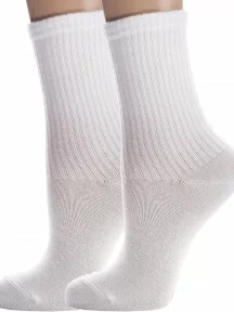 Комплект из 2 пар детских спортивных носков Conte kids, 2-20С-167СП, рис. 000, БЕЛЫЕ