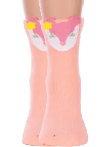 Комплект из 2 пар детских носков Hobby Line ПЕРСИКОВЫЕ (2-Ндх3596)