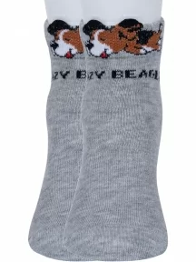 Комплект из 2 пар детских носков Гамма, 2-С1707, СВЕТЛО-СЕРЫЕ МЕЛАНЖ