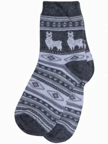 Комплект из 5 пар детских носков RuSocks (Орудьевский трикотаж), 5-Д3-13159, рис. 05, ТЕМНО-СЕРЫЕ