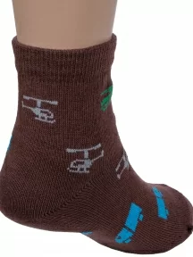 Комплект из 3 пар детских носков Альтаир, 3-А56, ШОКОЛАД