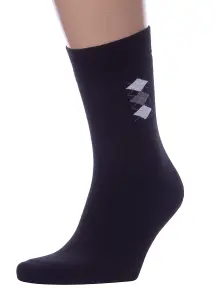 Мужские махровые носки RuSocks (Орудьевский трикотаж) ЧЕРНЫЕ (М3-33065)