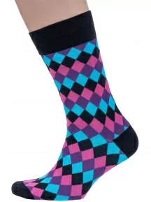 Мужские носки Grinston socks (PINGONS), 18D3, РОЗОВЫЕ