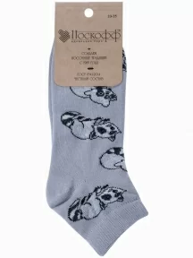 Женские носки "Носкофф" (АЛСУ), ФС47, рис. 3384, СВЕТЛО-СЕРЫЕ