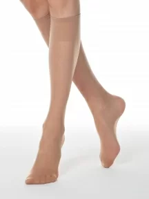 Женские гольфы Conte, 14С-58СП/Tension soft 20Г, Natural, телесные