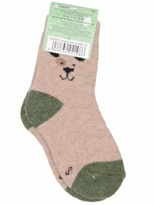 Детские теплые махровые носки Hobby Line, Ндад7622-5, СВЕТЛО-КОРИЧНЕВЫЕ