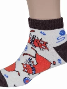Детские короткие носки Брестские (БЧК), 18С3087, рис. 159, БЕЛЫЕ
