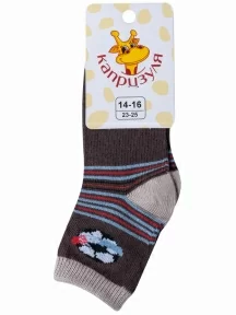 Детские носки "НАШЕ" Смоленской чулочной фабрики, 222С6, рис. 3, КОРИЧНЕВЫЕ №20