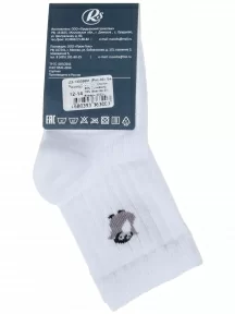 Детские носки RuSocks (Орудьевский трикотаж), Д3-130096М, рис 03, БЕЛЫЕ