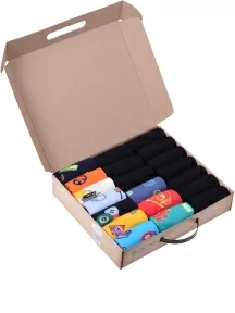 Набор из 20 пар мужских носков MSCLUB №5564, ВИМ20-5564, микс "СССР"