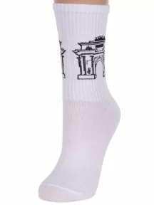Женские носки "Челны Текстиль", L34ж, "Триумфальная арка"