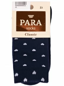 Женские носки PARA socks, L1D3, СИНИЕ