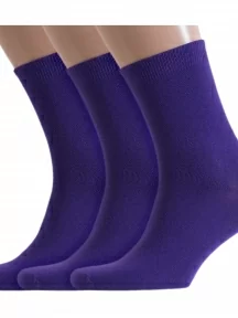 Комплект из 3 пар носков ХОХ, 3-X-3R15, ФИОЛЕТОВЫЕ