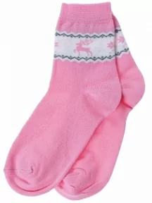 Детские полушерстяные носки RuSocks (Орудьевский трикотаж), Д3-38278, РОЗОВЫЕ