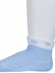 Детские носки "Борисоглебский трикотаж", 8С49, ГОЛУБЫЕ