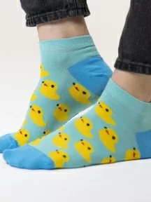 Короткие носки unisex St. Friday Socks, 749-25, "Немного уточек"