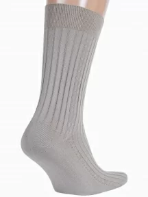 Мужские носки из 100% хлопка RuSocks (Орудьевский трикотаж), М3-11001, рис. 02, ТЕМНО-БЕЖЕВЫЕ
