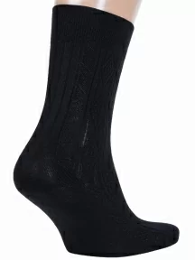 Мужские носки RuSocks (Орудьевский трикотаж), М-340/1, рис. 01, ЧЕРНЫЕ