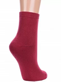 Детские махровые носки LORENZline, П15М, БОРДОВЫЕ