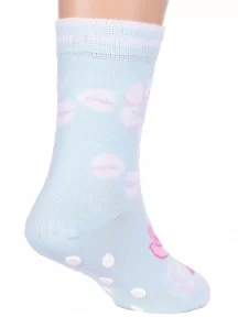 Детские носки Conte kids рис. 475, БЛЕДНО-БИРЮЗОВЫЕ (7С-54СП)