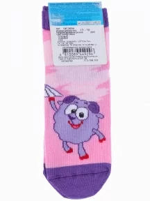 Детские короткие носки "Смешарики" Брестские (БЧК), 19С3094, рис. 246, РОЗОВЫЕ (3)