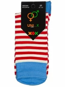 Носки unisex ХОХ FANTASY, XF-24, БЕЛО-ГОЛУБЫЕ