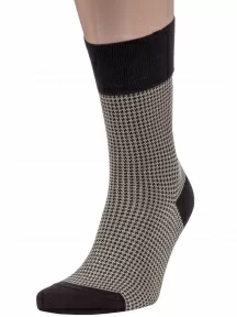 Мужские бамбуковые носки Sergio Di Calze (PINGONS), 17SC5, КОРИЧНЕВЫЕ