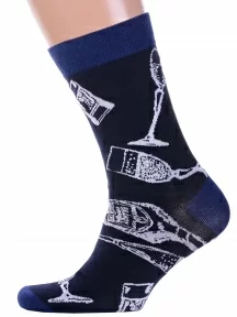 Носки унисекс Hobby Line, нус80129-01-20, ТЕМНО-СИНИЕ