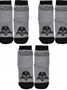 Комплект из 3 пар детских махровых носков ХОХ, 3-dz-1211, СЕРЫЕ