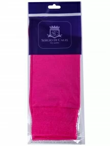 Мужские носки из мерсеризованного хлопка Sergio Di Calze (PINGONS), 17SC6, ФУКСИЯ