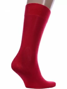 Мужские носки из мерсеризованного хлопка Sergio Di Calze (PINGONS), 17SC6, МАЛИНОВЫЕ