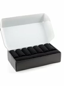 Набор из 10 пар мужских носков СТАНДАРТ (Челны Текстиль), L46-10-0, черные в кейсе "Челны"