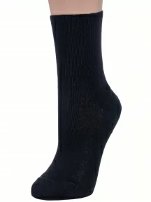 Женские медицинские носки из 100% хлопка Dr. Feet (PINGONS), 15DF7, ЧЕРНЫЕ