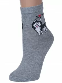 Женские носки LORENZline, Д117, СЕРЫЕ