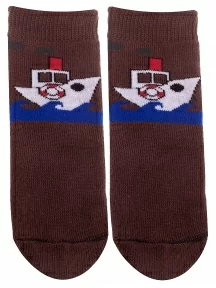 Детские махровые носки Альтаир, С108, КОРИЧНЕВЫЕ