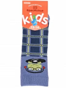 Детские махровые носки Брестские (БЧК), 14С3060, рис. 4026, ДЖИНСОВЫЕ