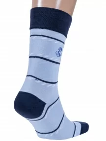 Мужские носки LORENZline, Е25, ГОЛУБЫЕ с якорем