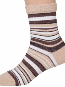 Детские носки LORENZline, Л31, БЕЖЕВО-КОРИЧНЕВЫЕ
