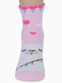 Детские носки RuSocks (Орудьевский трикотаж), Д3-13047, рис. 01, СВЕТЛО-РОЗОВЫЕ