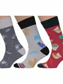 Комплект из 3 пар мужских носков MSCLUB №М37, msk3-М37, микс 6