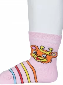 Детские носки "Борисоглебский трикотаж", 8С909, РОЗОВЫЕ