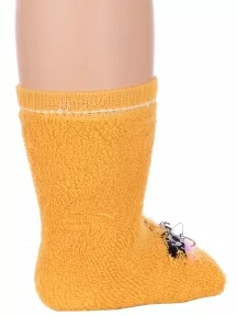 Детские махровые носки Брестские (БЧК), 14С3060, рис. 458, ГОРЧИЧНЫЕ