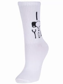 Женские носки "Челны Текстиль", L34ж, "I you (Ты мне не нравишься)"