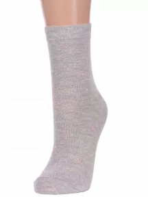 Женские носки Брестские (БЧК), 21С1150, рис. 487, СВЕТЛО-СЕРЫЕ МЕЛАНЖ
