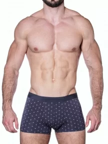 Мужские трусы-боксеры из модала Sergio Dallini, SD2902-4, ГРАФИТОВЫЕ