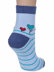 Женские носки VASILINA, 7С3263, ГОЛУБЫЕ