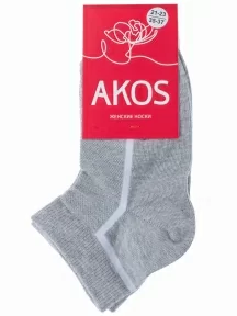Женские носки Akos, SW41N8, СВЕТЛО-СЕРЫЕ МЕЛАНЖ