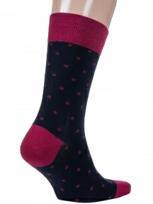 Мужские носки Grinston socks (PINGONS), 18D1, БОРДОВЫЕ